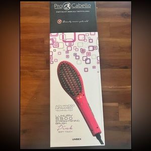 Pink Pro Cabello Hair Straightener